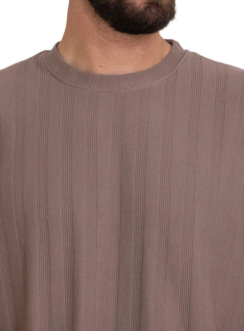 Wood S - Jacquard O - S Round T-Shirt - Khotwh